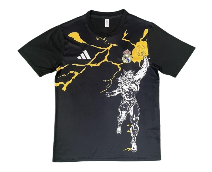 Real Madrid 25/26 Special Black/Yellow Jersey