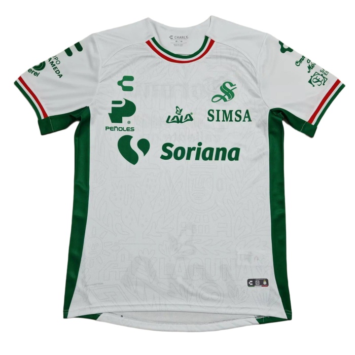 Santos Laguna 25/26 Third White Soccer Jersey