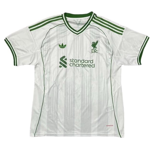 Liverpool 25/26 Special White/Green Soccer Jersey