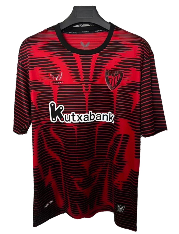 Athletic Bilbao 25/26 Fourth Red/Black Soccer Jersey
