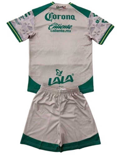 Kids-Santos Laguna 25/26 Away Grey Soccer Jersey