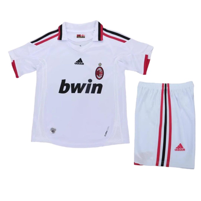 Kids-AC Milan 09/10 Away White Soccer Jersey