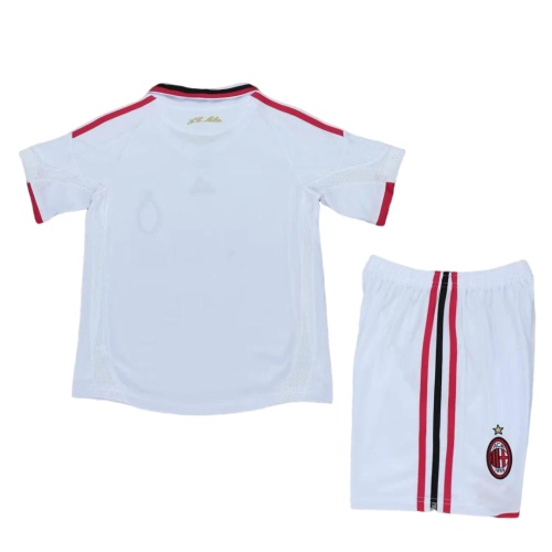 Kids-AC Milan 09/10 Away White Soccer Jersey