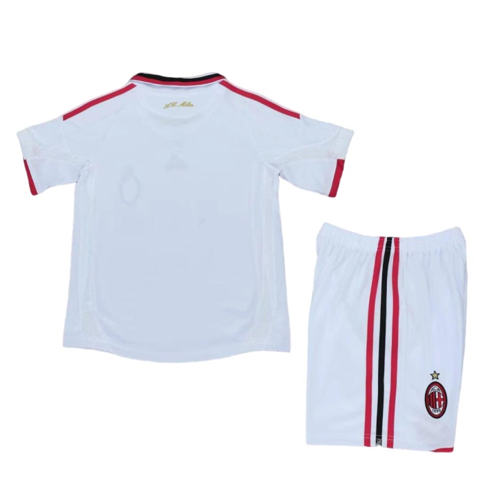 Kids-AC Milan 09/10 Away White Soccer Jersey