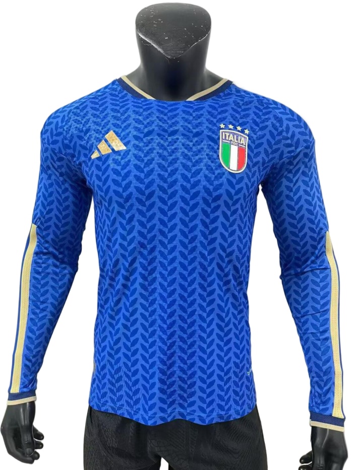  Italy 2026 World Cup Home Leaked Long Jersey(Player)