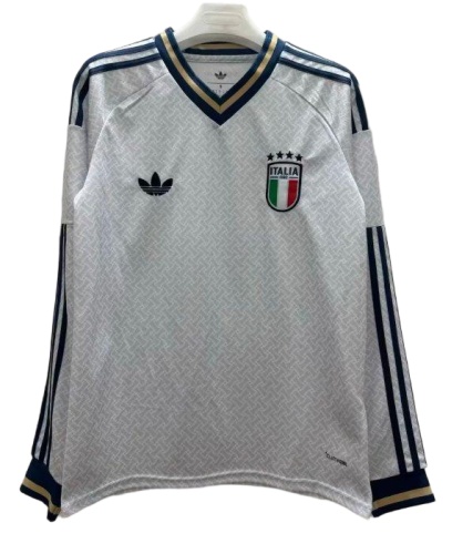 Italy 2026 World Cup Away Leaked Long Soccer Jersey