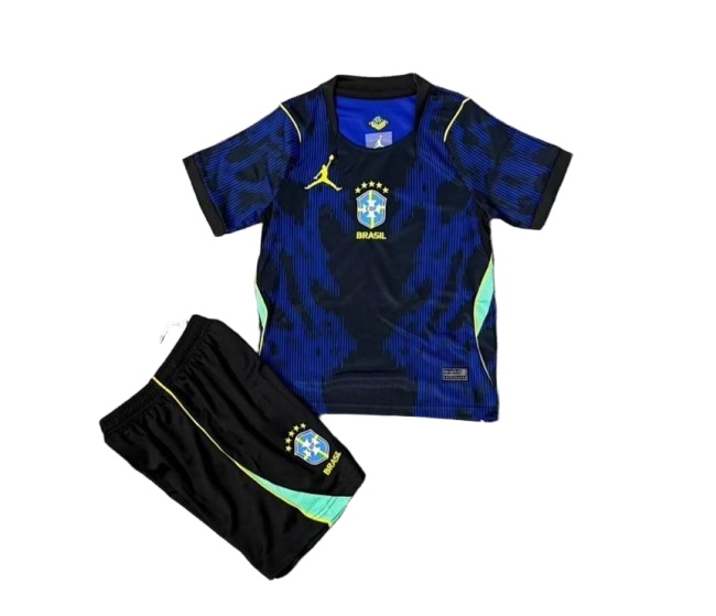 Kids-Brazil 2026 World Cup Away Leaked Soccer Jersey