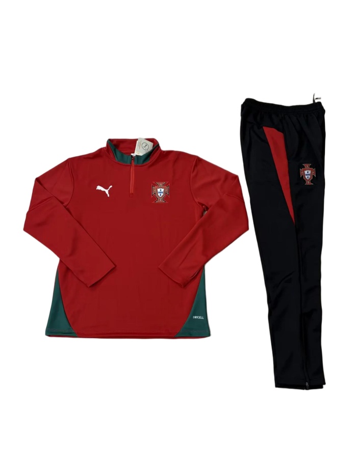 Germany 25/26 Tracksuit - Red/Black