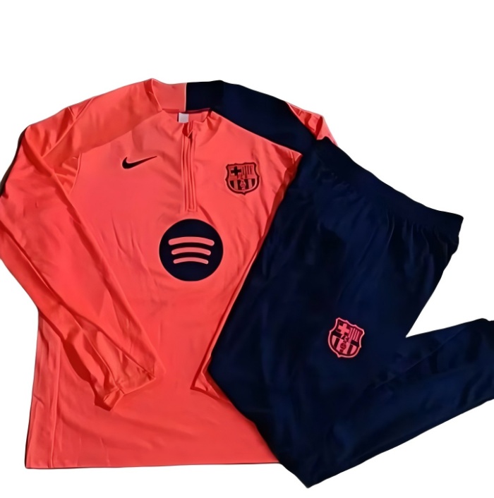 Barcelona 25/26 Tracksuit - Fluorescent Orange