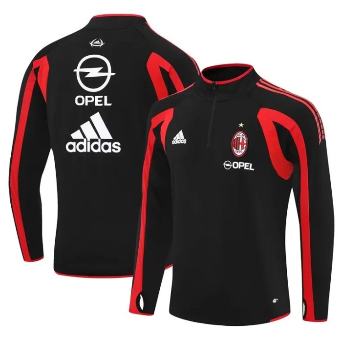 AC Milan 05/06 Retro Sweater - Black