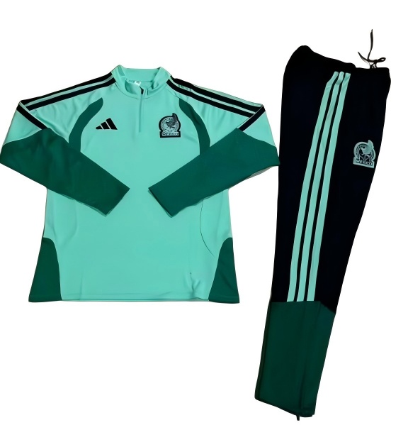 Kids Mexico 25/26 Tracksuit - Light Green