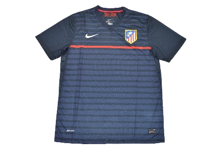 Atletico Madrid 11/12 Away Navy Blue Jersey
