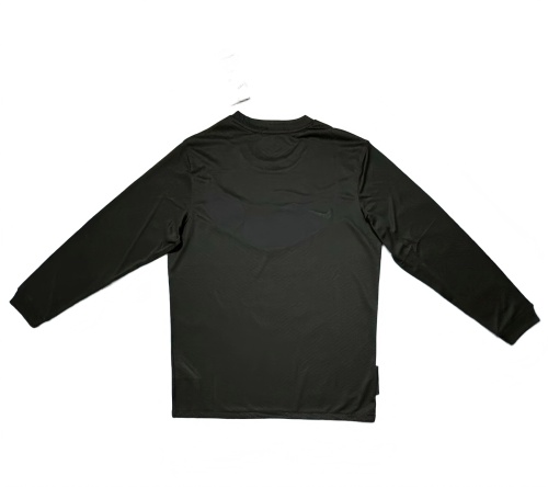 Manchester Utd 09/10 Away Black Long Soccer Jersey
