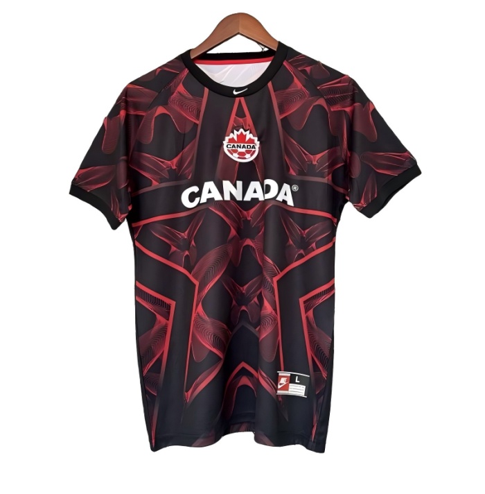 Canada 2026 World Cup GK Black/Red Leaked Jersey