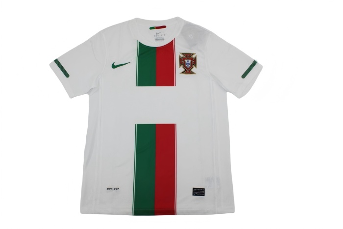 Portugal 2010 Away White Soccer Jersey
