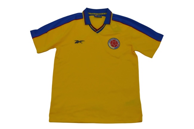 Colombia 1998 Home Soccer Jersey
