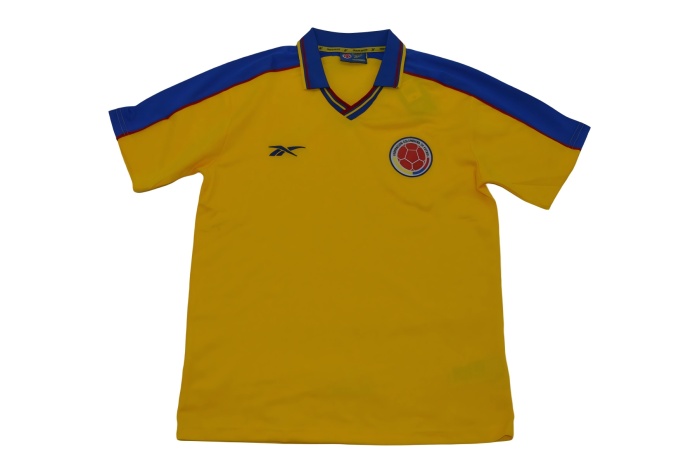 Colombia 1998 Home Soccer Jersey