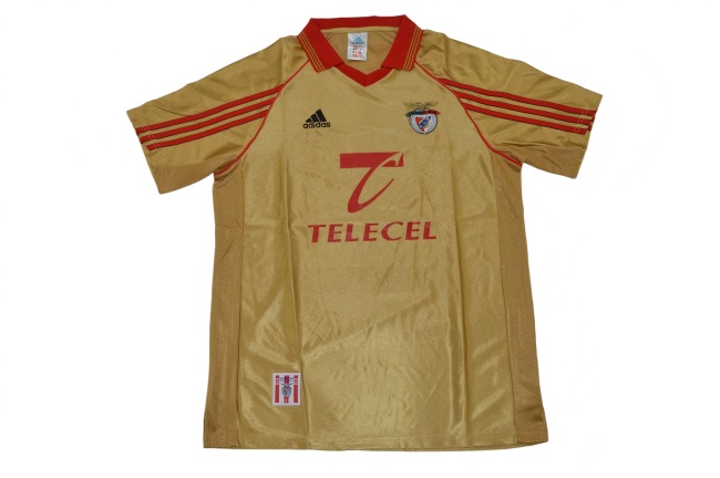 Benfica 98/99 Away Golden Soccer Jersey