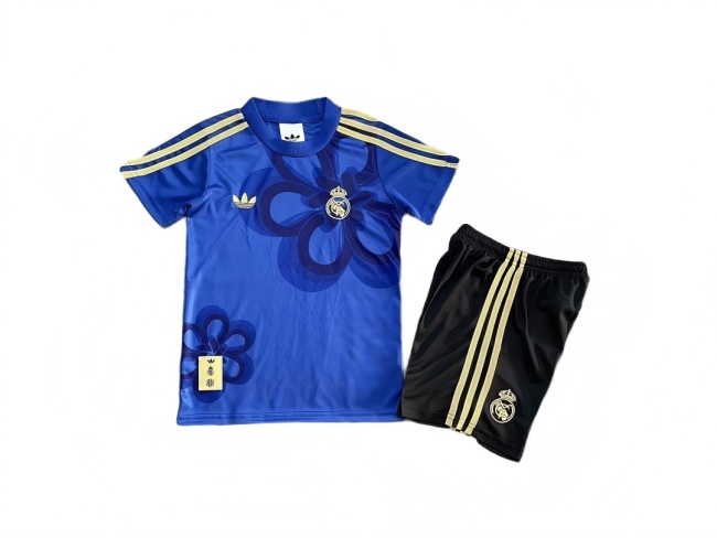Kids-Real Madrid 25/26 Special Blue Soccer Jersey