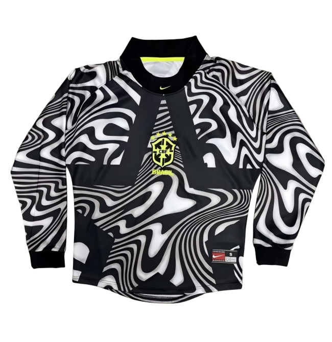 Brazil 2026 World Cup GK White/Black Long Jersey
