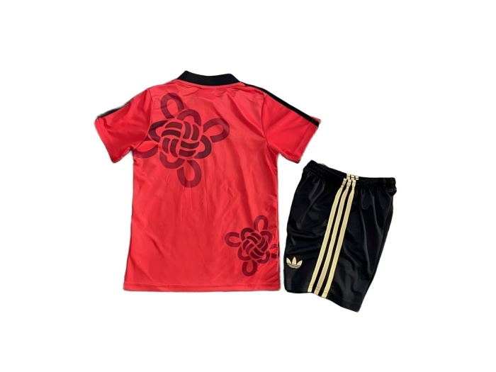 Kids-Manchester Utd 25/26 Special Red/Black Jersey