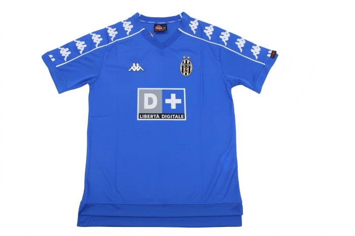 Juventus 99/00 Away Blue Soccer Jersey