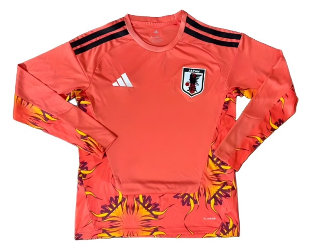 Japan 2026 World Cup GK Red Long Soccer Jersey