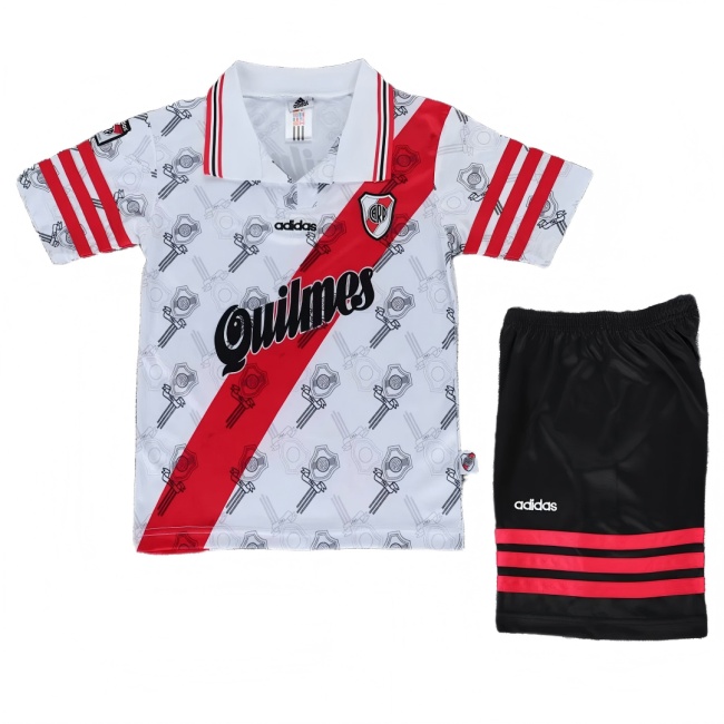 Kids-River Plate 96/98 Home Soccer Jersey
