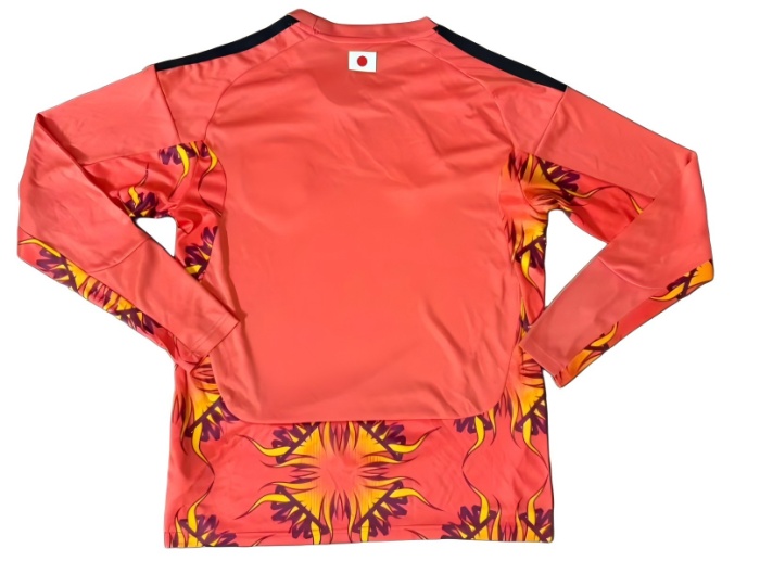 Japan 2026 World Cup GK Red Long Soccer Jersey