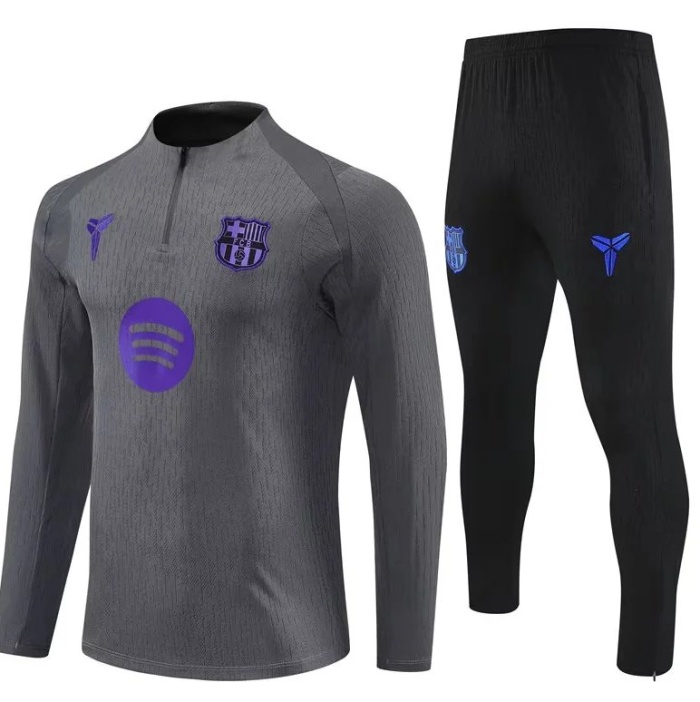 Barcelona 25/26 Tracksuit - Grey