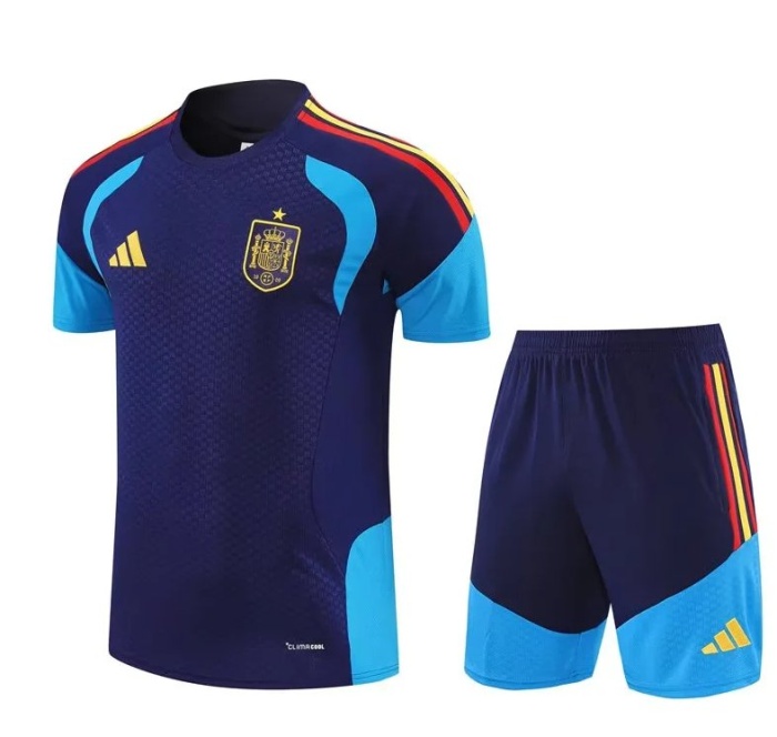 Spain 25/26 Dark Blue Training Kit Jerseys