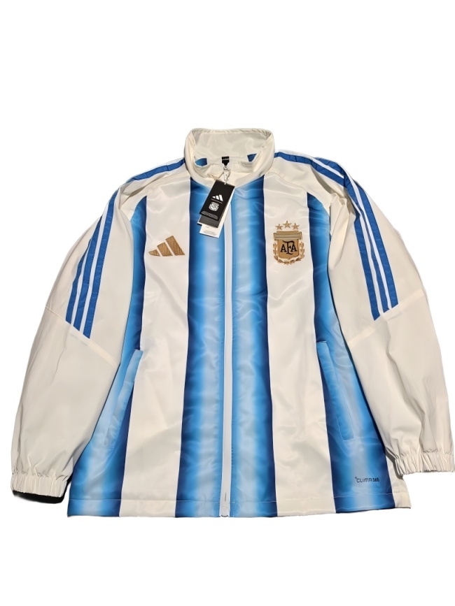 Argentina 2026 Wind Coat - Blue/White