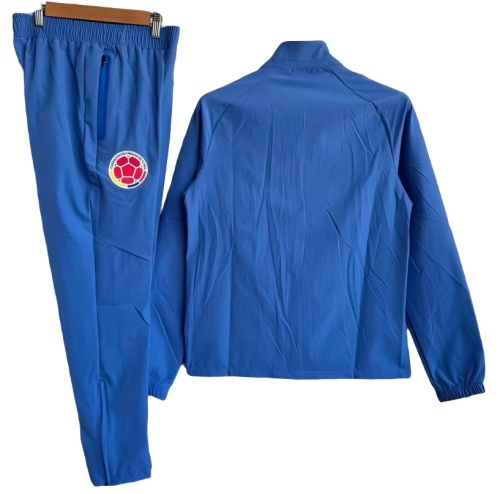 Colombia 25/26 Windcoat Tracksuit - Blue