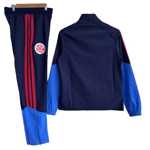 Colombia 25/26 Windcoat Tracksuit - Navy Blue