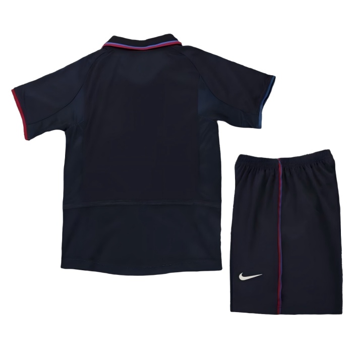 Kids-Barcelona 02/03 Third Black Soccer Jersey