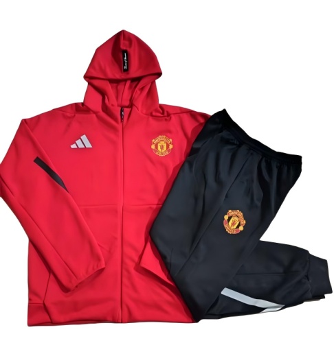 Man Utd 25/26 Hoodie Tracksuit - Red