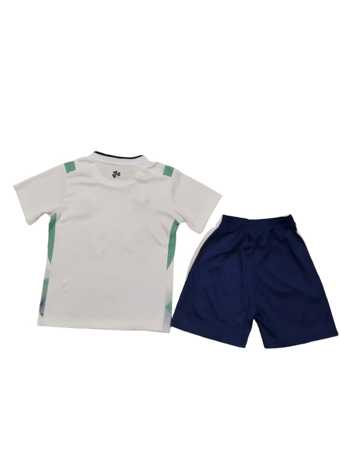 Kids-Ireland Women 26/27 Away White Soccer Jersey