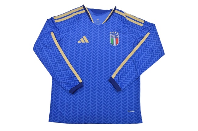 Italy 2026 World Cup Home Leaked Long Soccer Jersey