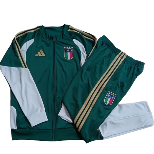 Italy 25/26 Tracksuit - Green/Gold