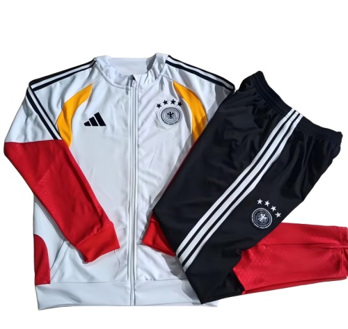 Germany 25/26 Tracksuit - White/Yellow/Red