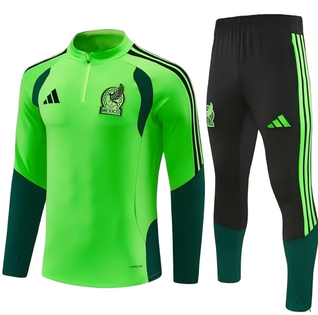 Kids Mexico 25/26 Tracksuit - Green
