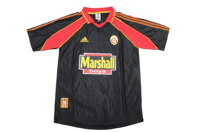 Galatasaray 99/00 Third Black Soccer Jersey