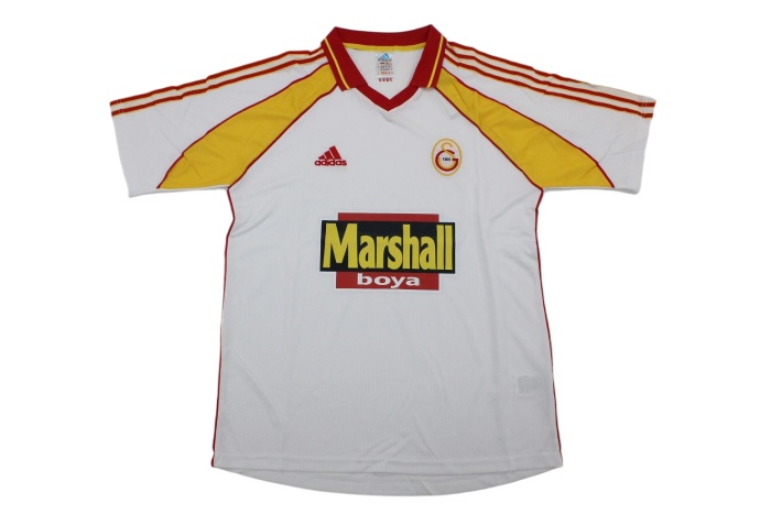 Galatasaray 99/00 Away White Soccer Jersey
