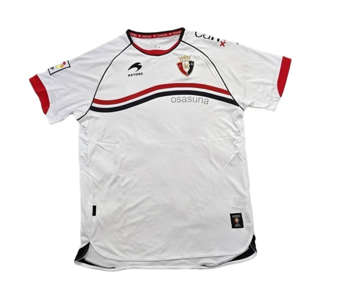 Osasuna 10/11 Away White Soccer Jersey