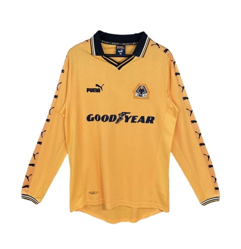 Wolves 98/99 Home Long Soccer Jersey