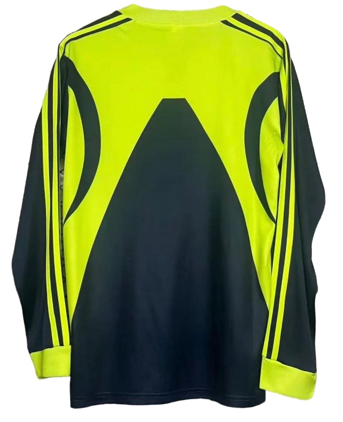 Real Madrid 99/00 GK Green/Black Long Soccer Jersey