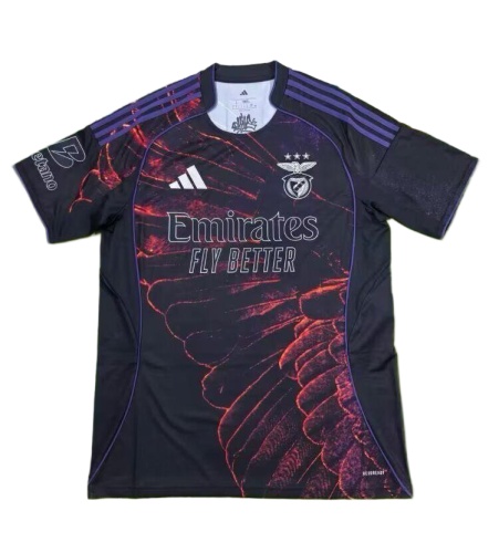 Benfica 25/26 Fourth Black Soccer Jersey
