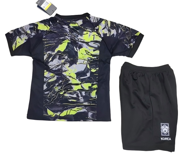 Kids-South Korea 25/26 GK Dark Grey Soccer Jersey
