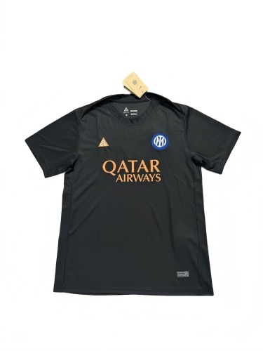 Inter Milan 26/27 Training Black/Orange Jersey