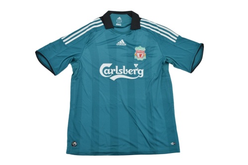Liverpool 08/09 Third Green Soccer Jersey